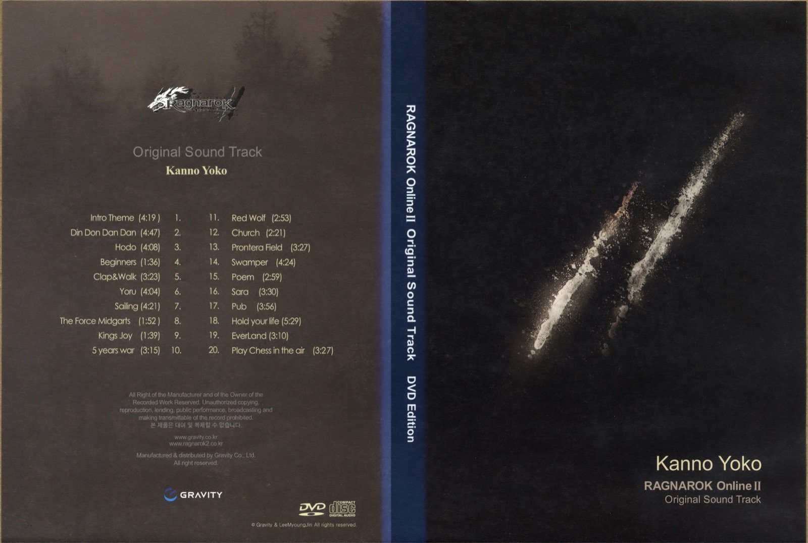 Ragnarok Online II Original Sound Track cover scan.